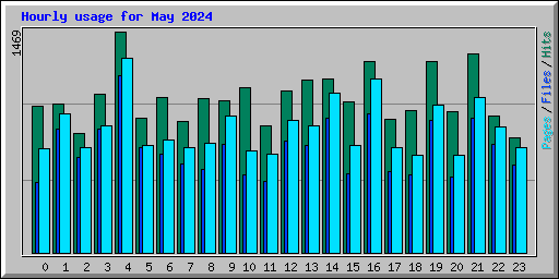 Hourly usage for May 2024